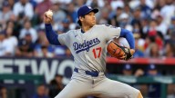 Shohei Ohtani fans Mike Trout and triples, but can’t stop Dodgers’ skid