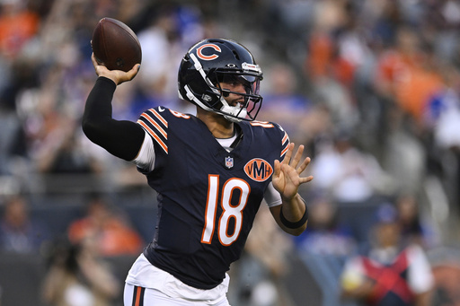 Caleb Williams looks sharp in Ben Johnson's offense as Bears rout Bills 38