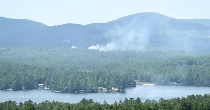 Brush fire in Gilmanton forest claims 2 acres, no injuries