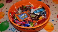 Mennonite Woman Stocks Up on Discount Candy for Next Year