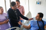 Ataque en Amalfi: Policías sobrevivientes recibieron la visita del presidente Petro