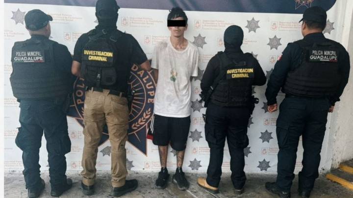Policía de Guadalupe recupera auto robado y detiene a presunto implicado