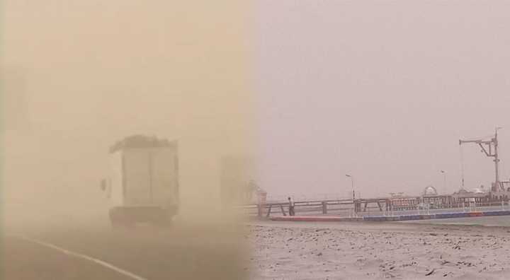 Senamhi en alerta máxima: vientos furiosos de 61 km/h azotan Pisco y levantan nubes de polvo en Ica