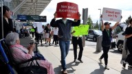Air Canada flight attendants defy back