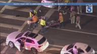 Mom’s car stolen in L.A. with 3 young kids inside, dad dragged by pursuit suspect