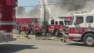 Firefighters battling fire Friday afternoon at Phoenix building