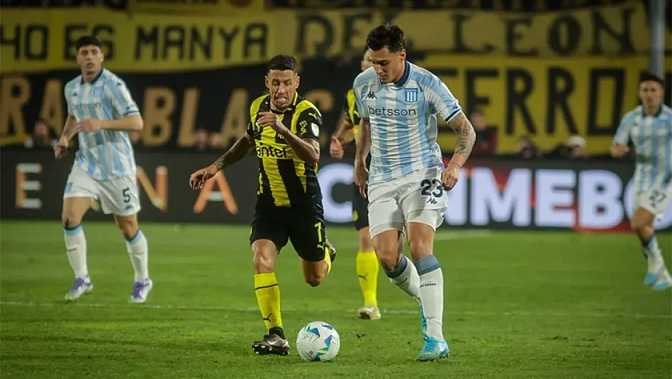 Copa Libertadores: Racing no pudo con Peñarol y perdió 1 a 0 en la ida de los cuartos de final