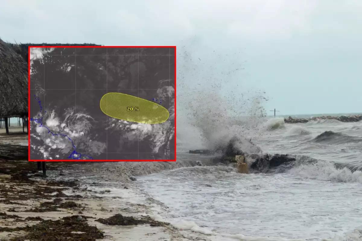 Alerta en el Atlántico: Vigilan trayecto de un nuevo posible ciclón; ¿llegará a Campeche?