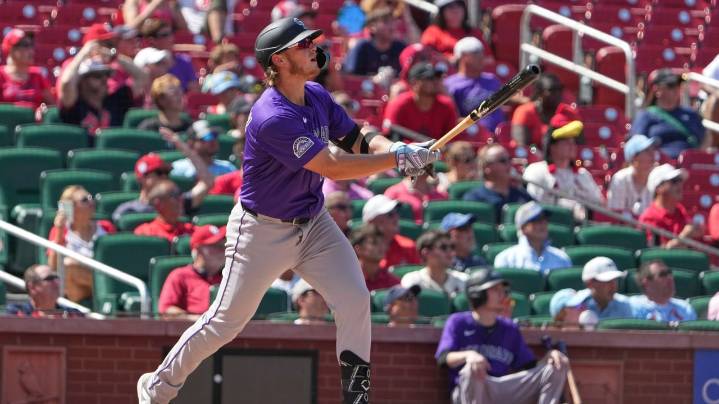 Hunter Goodman's pinch 2-run homer gives the Rockies a 6