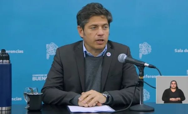 Kicillof enviará un proyecto de ley para declarar la emergencia de la obra pública nacional en la PBA