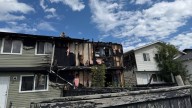 Fire caused by outdoor cooking leaves NE Calgary duplex severely damaged