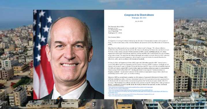 Democrats call for investigation into Gaza Humanitarian Foundation
