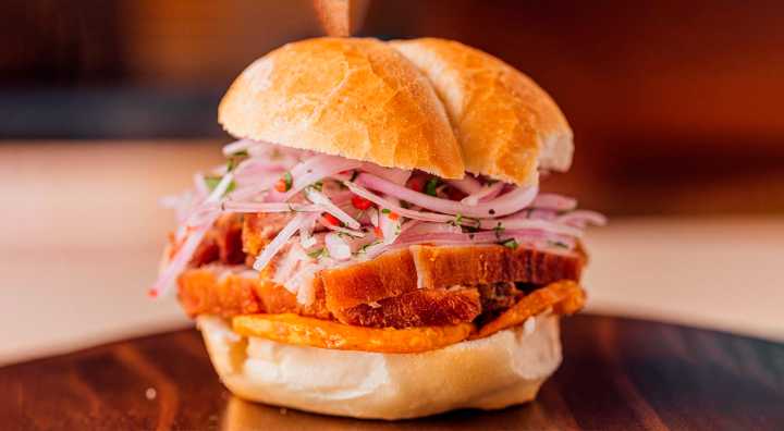 Link para votar por el pan con chicharrón peruano en el Mundial de Desayunos de Ibai Llanos