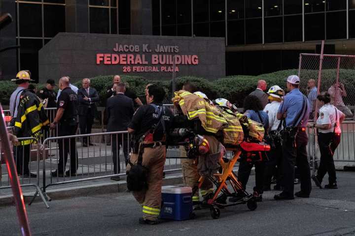 Envelopes with white powder found in ICE office