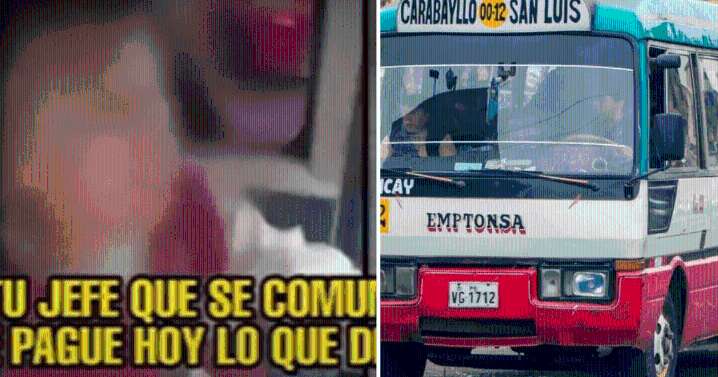 Extorsionador se graba amenazando a un chofer de bus e invoca al Tren de Aragua: "Dile a tu jefe que pague"