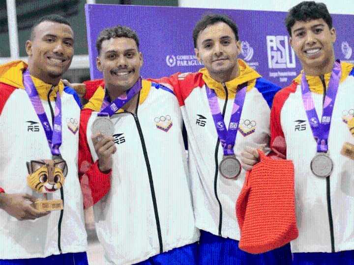 Relevo masculino venezolano logra plata en Juegos Bolivarianos de la Juventud