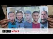 Protests over Israel's killing of journalists in Gaza