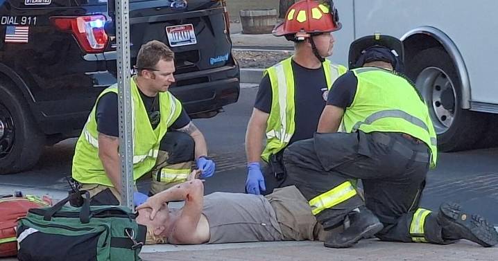 Pedestrian struck by vehicle at Twin Falls intersection