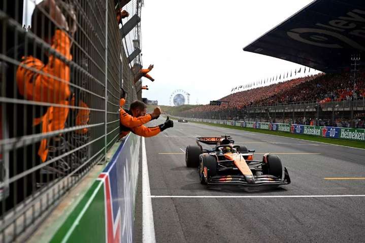 Golpe de autoridad de Piastri para ganar GP de Países Bajos