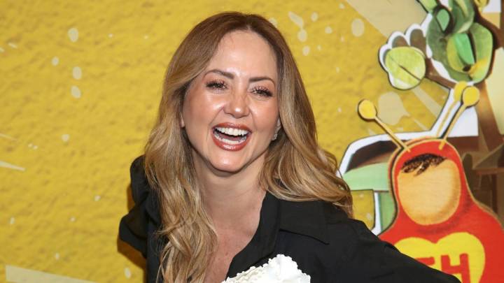 Andrea Legarreta desató furor en redes con un look de minifalda y medias 