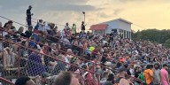 Fans pack the stands Sunday for free admission night at Windy Hollow Speedway