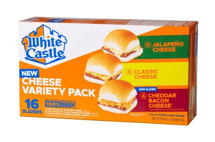 White Castle Cheddar Bacon Cheese Slider Available at Walmart