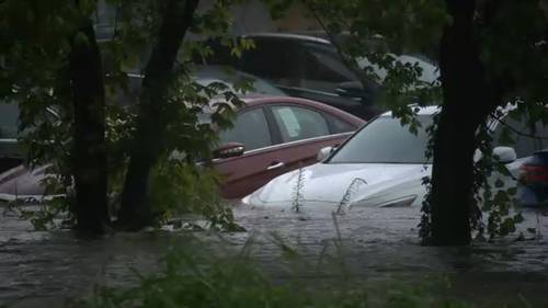 Heavy rain across Raleigh and surrounding areas leads to flooding, headaches for drivers, businesses
