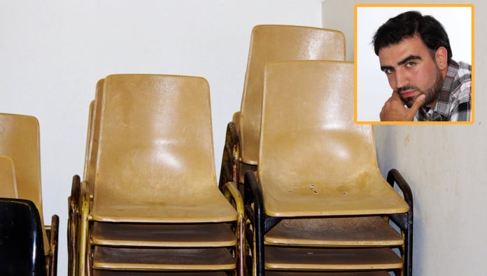 Man Stacks Chairs After Church Service Like Tetris Champion