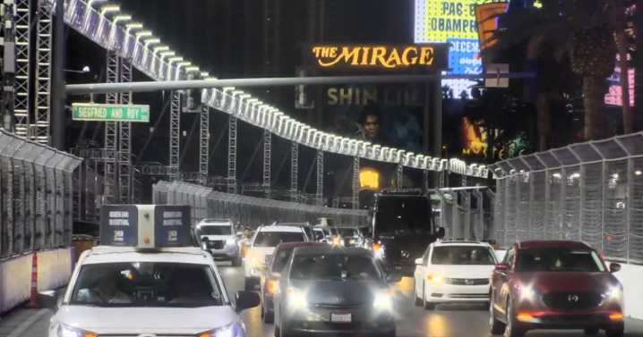 Formula 1 construction (and traffic) begins next week for 2025 Vegas Grand Prix