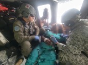 Fuerza Aeroespacial Colombiana evacuó a mujer embarazada desde zona rural de Urrao hasta Medellín