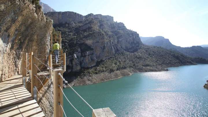 Las pasarelas de Montfalcó tendrán contadores para controlar los visitantes