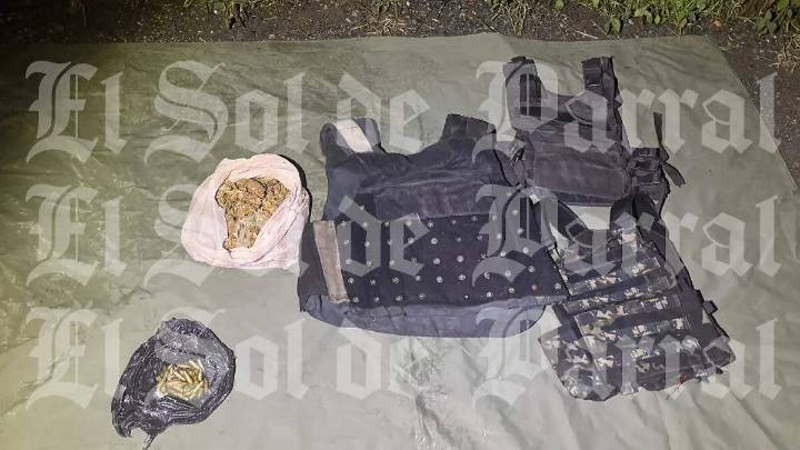Aseguran droga y equipo táctico en operativo rumbo a Minas Nuevas