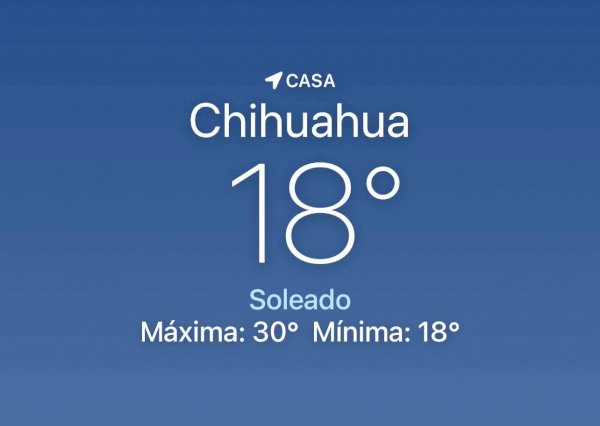 Se espera día soleado con máxima de 30 grados centígrados