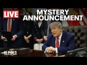 LIVE: PRESIDENT TRUMP MAKES MYSTERY ANNOUNCEMENT