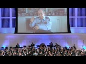 WWII veteran fulfills vow to conduct band on 100th birthday
