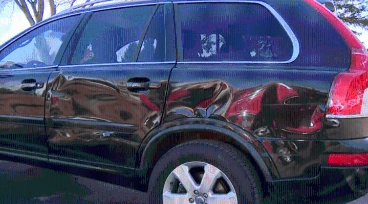 Grandparents fed up with insurance claim after school bus hits grandaughter's car