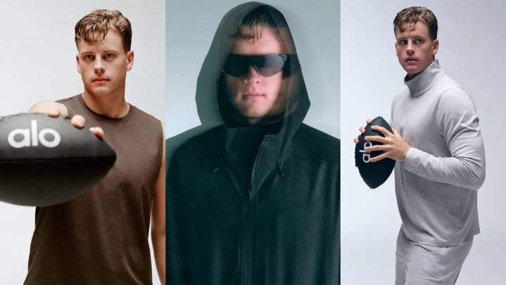 Joe Burrow Fronts Alo's 'Conquer' Campaign [PHOTOS]
