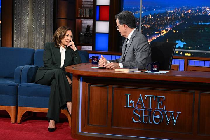Kamala Harris on Stephen Colbert: Two Faces of Embattled Institutions