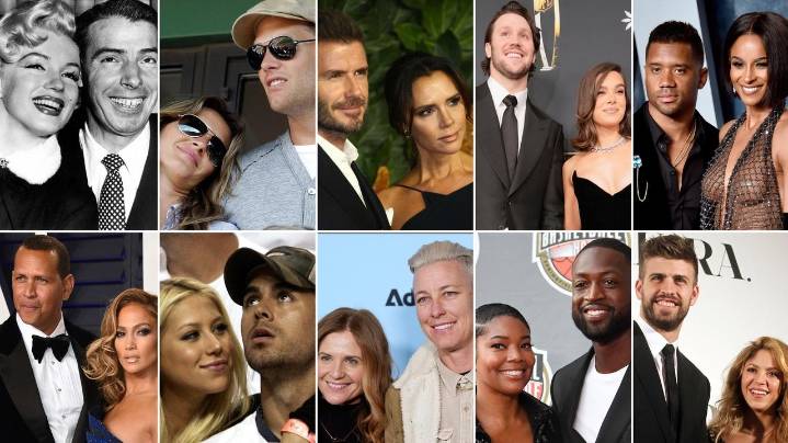 Tay and Trav just the latest athlete-celebrity couple to hear wedding bells. Here are some others
