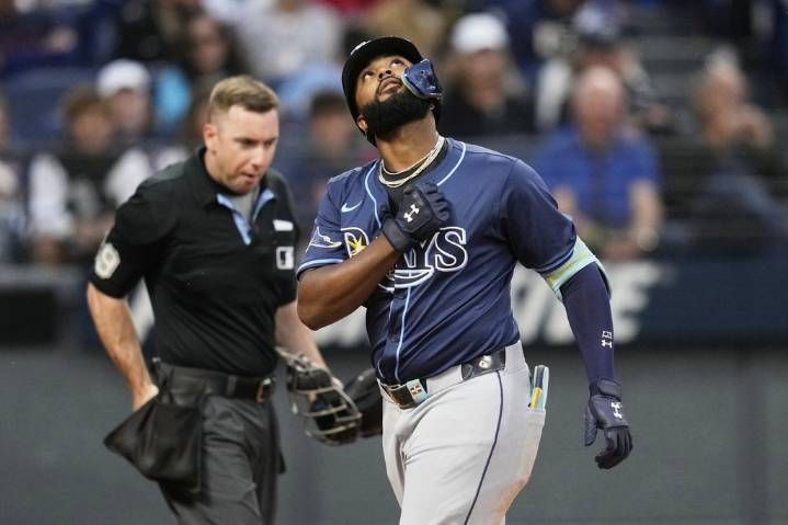 Junior Caminero homers twice as the Rays beat the slumping Guardians 9
