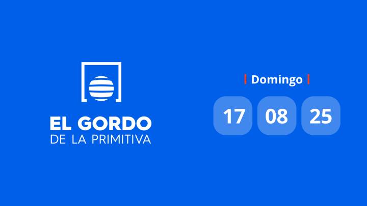 Comprobar Gordo de la Primitiva: número premiado hoy domingo 17 de agosto de 2025