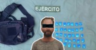 Militares hallan 55 dosis de cristal y detienen a un hombre con droga en operativos simultáneos en Culiacán