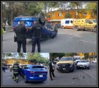 DOS CAMIONETAS DE VALORES ENVUELTAS EN INCIDENTES VIALES EN CDMX Y EN EDOMEX 