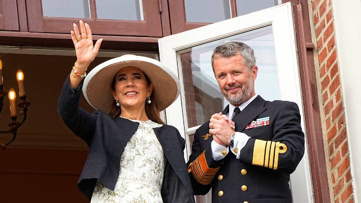 King Frederik and Queen Mary of Denmark look more loved-up than ever during their romantic cruise on the Royal Ship Dannebrog
