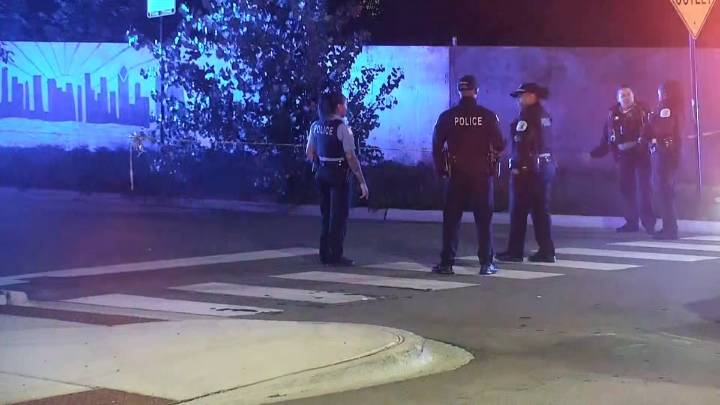 Large police presence in Chicago’s Englewood neighborhood