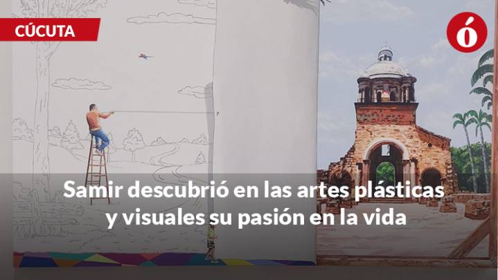Samir, el artista cucuteño que ha recorrido el mundo con sus pinturas