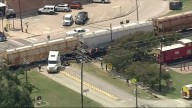 Train and 18-wheeler crash blocks Downtown Forney intersections