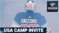 Seattle Kraken goalie Joey Daccord SELECTED for USA Hockey Orientation Camp 🎉🇺🇸