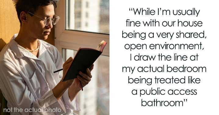 Nonbinary Person Refuses To Let Roommates’ Boyfriends Use Private Bathroom Inside Their Room