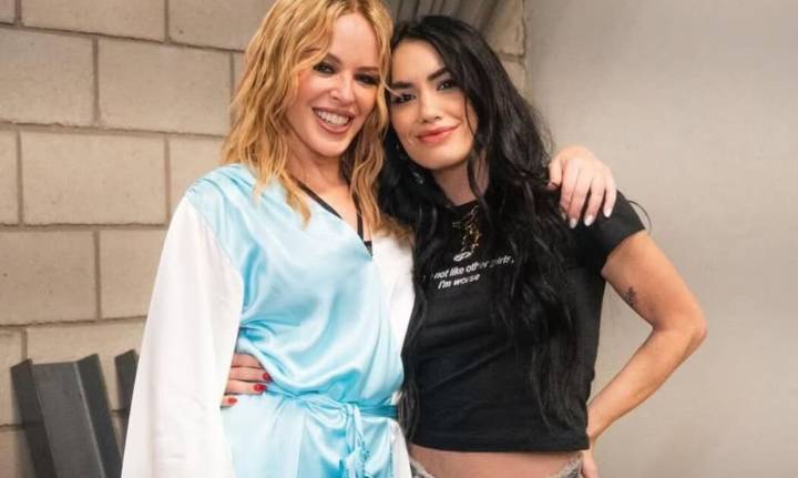 Lali Espósito reveló cómo fue el emotivo encuentro con Kylie Minogue: "Es una ..."
